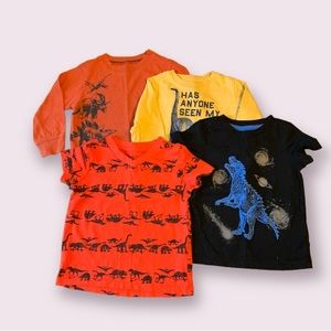Bundle of boys 2T Dinosaur shirts